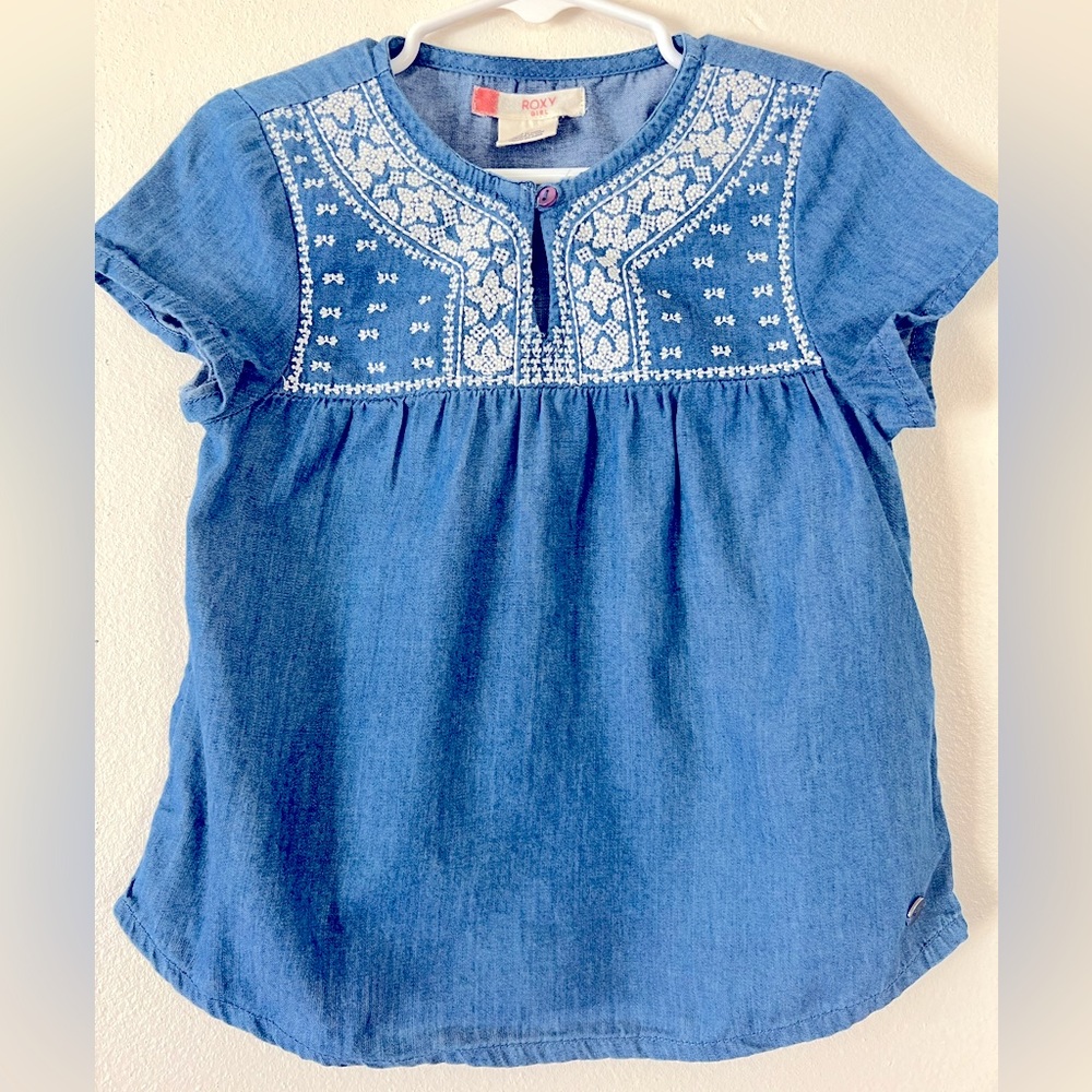 Roxy Girls Denim Top